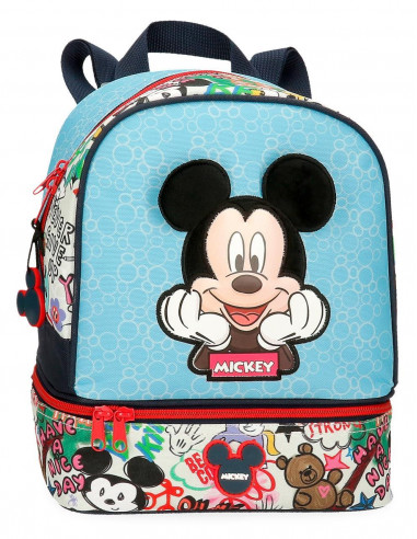 MOCHILA PORTAMERIENDAS 28CM. MICKEY BE COOL